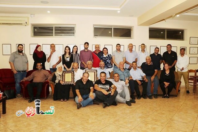  رابطة صحافيي الداخل تكرم الزميلين عوض دراوشه وسمير ابو الهيجاء في احضان جمال قرية عين حوض الخلابة 